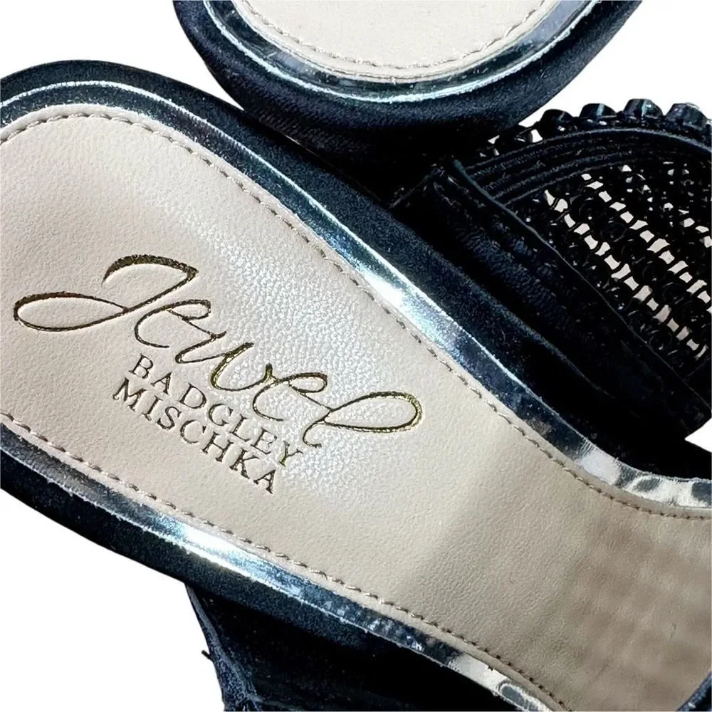 Jewel Badgley Mischka Ferris Evening Sandals - Size 6